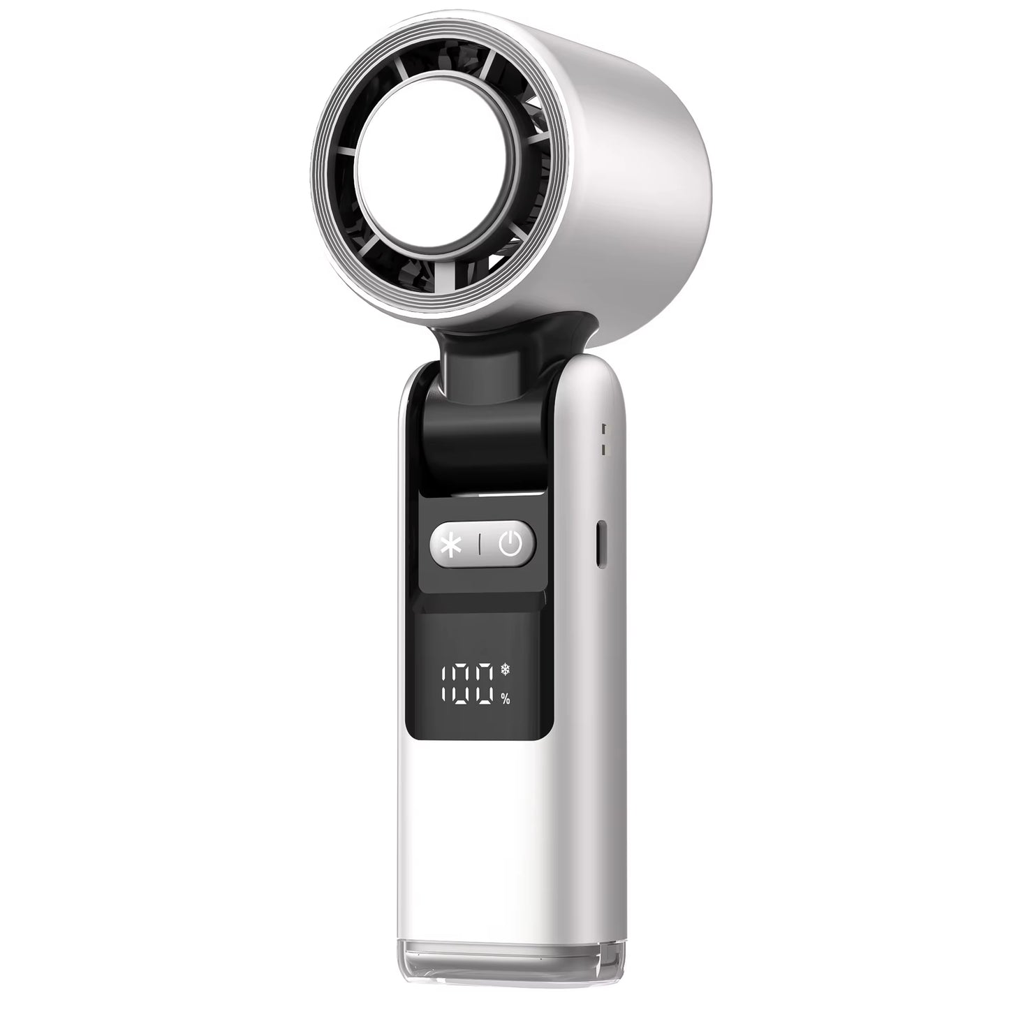 ❄️ 100 Turbos Chilled Ice Sensation – Super Mini USB Fan with Digital Display