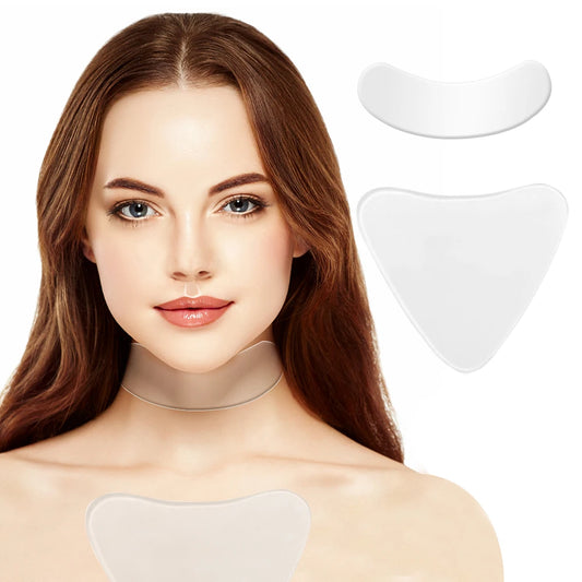 Anti-Aging Silicone Chest & Neck Pads — Wrinkle Lifting & Reusable
