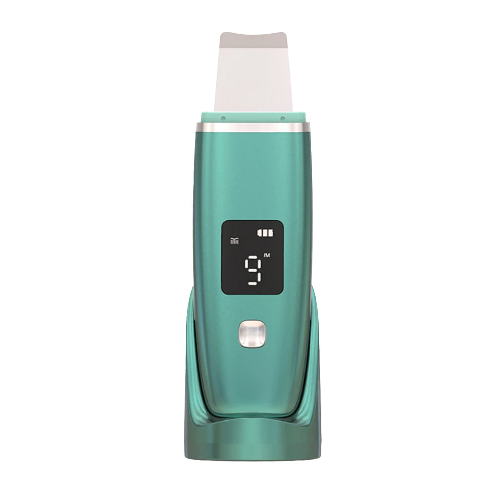 Ultrasonic Face Scrubber & EMS Facial Lifting Device – Deep Cleaning, Pore Removal & Skin Tightening