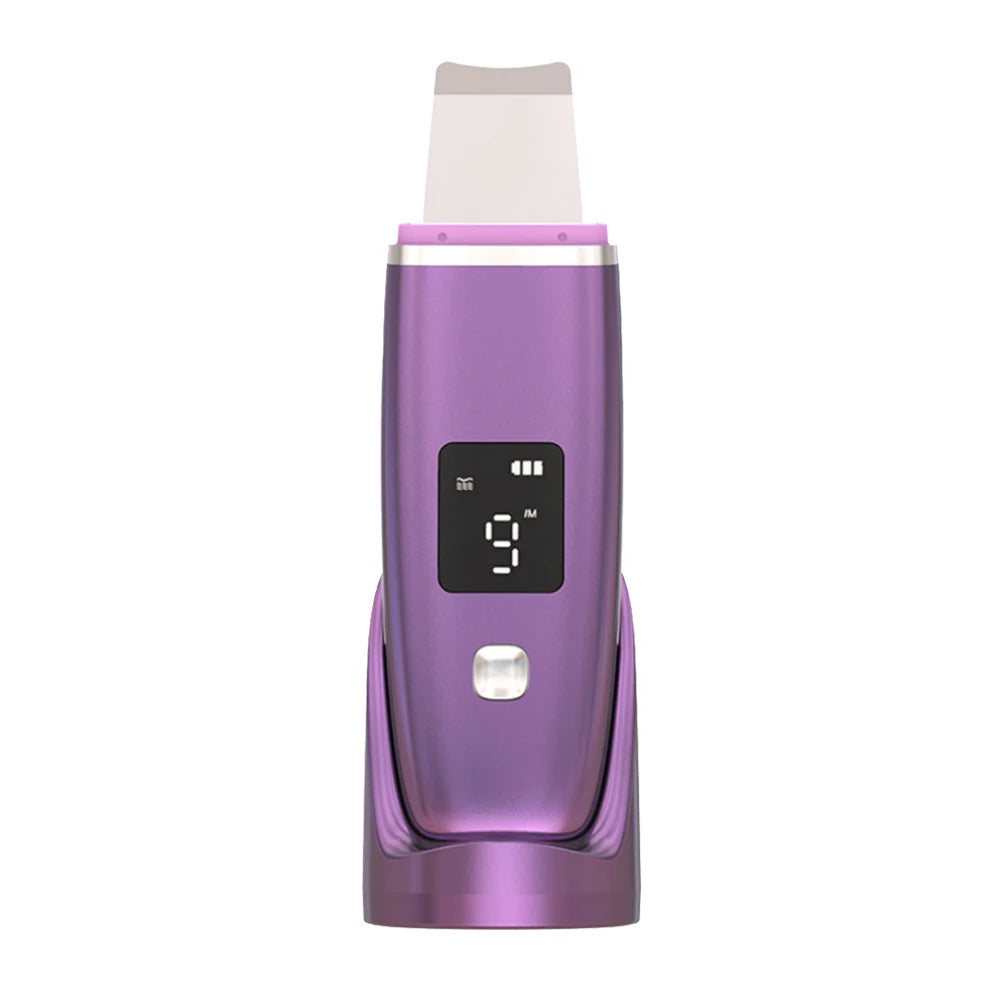 Ultrasonic Face Scrubber & EMS Facial Lifting Device – Deep Cleaning, Pore Removal & Skin Tightening