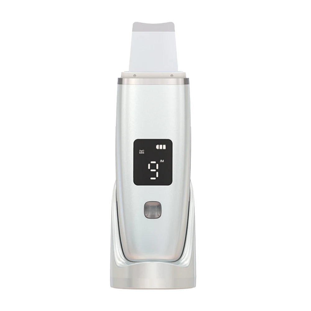 Ultrasonic Face Scrubber & EMS Facial Lifting Device – Deep Cleaning, Pore Removal & Skin Tightening