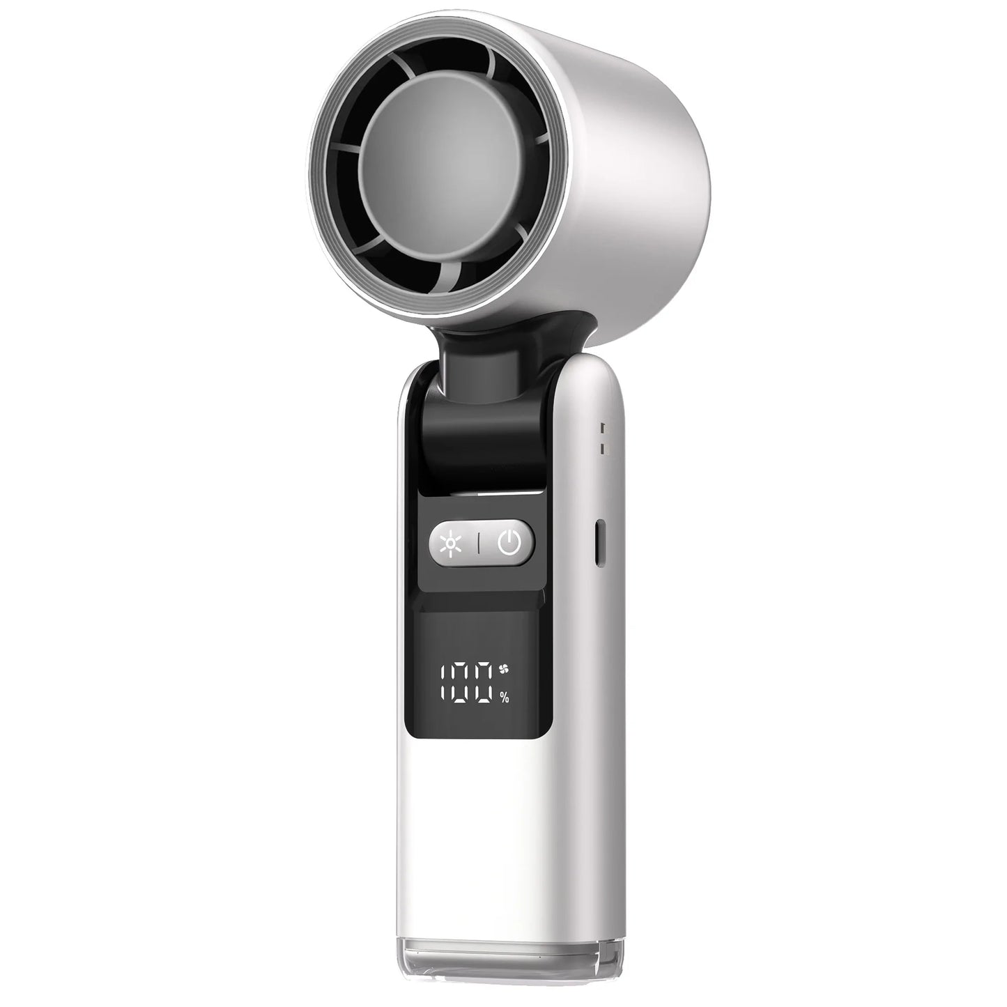 ❄️ 100 Turbos Chilled Ice Sensation – Super Mini USB Fan with Digital Display
