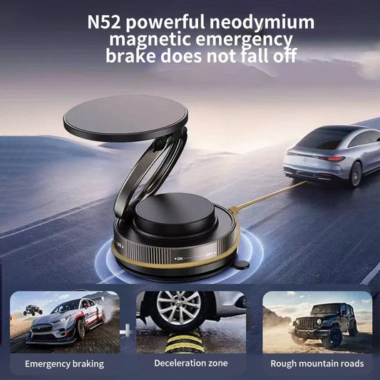 All-in-One Magnetic Phone Mount – Secure Hold on Car Dash, Desk, or Wall, Supports iPhone & Android
